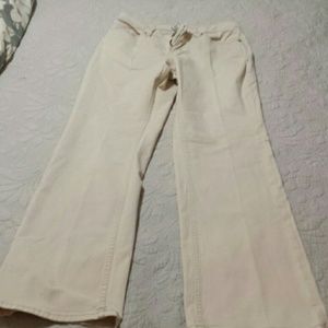 Christopher Blue Cream Jeans Women's Size 10